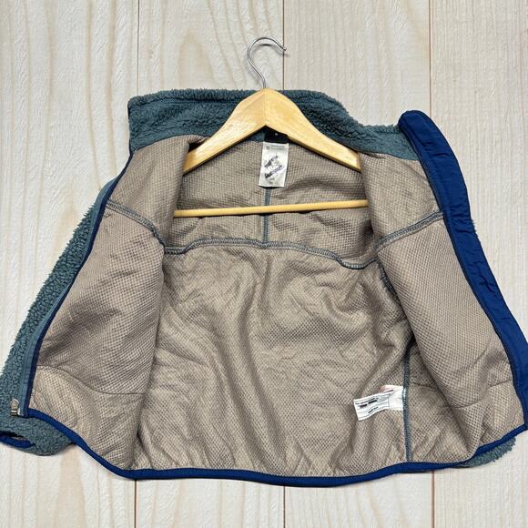 Vintage 2009 Patagonia Retro-X Cardigan Deep Pile Fleece Jacket Kids Size XS 5-6 - Picture 9 of 11